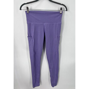 Brooke Taylor High Waisted Slims Leggings Yoga Pants Purple Women's Small